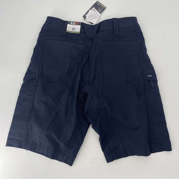 5.11 Apex 11” Inseam Shorts Navy Blue - Picture 5 of 6